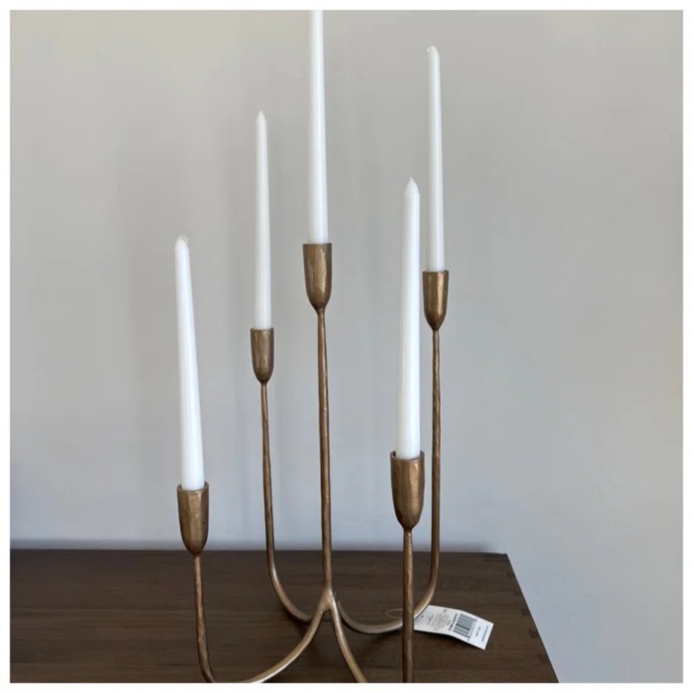 Park Hill Forged Iron Candelabra